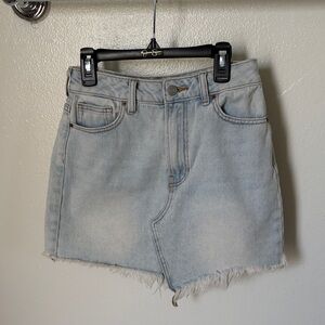 PacSun Light Blue Denim Skirt